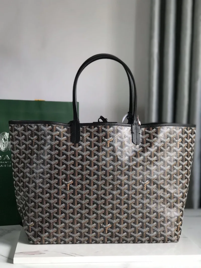 Goyard Black Tote Bag 319 - Image 3