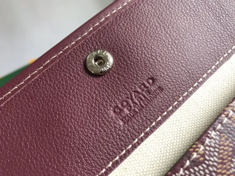 Goyard Burgundy Tote Bag 322 - Image 6
