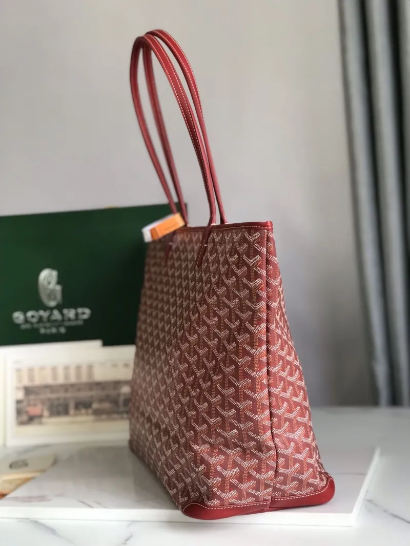 Alternative view of Goyard Red Canvas Tote Bag