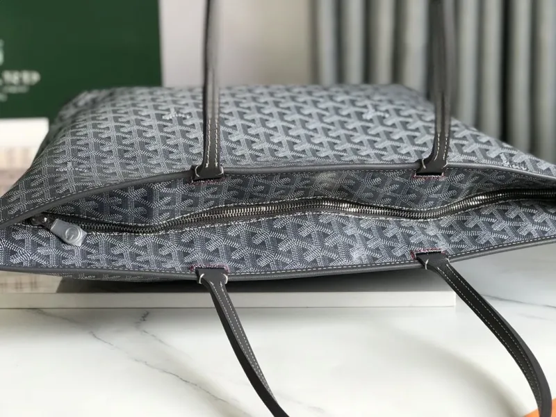 Goyard Gray Shopping Tote Bag 329 - Image 5