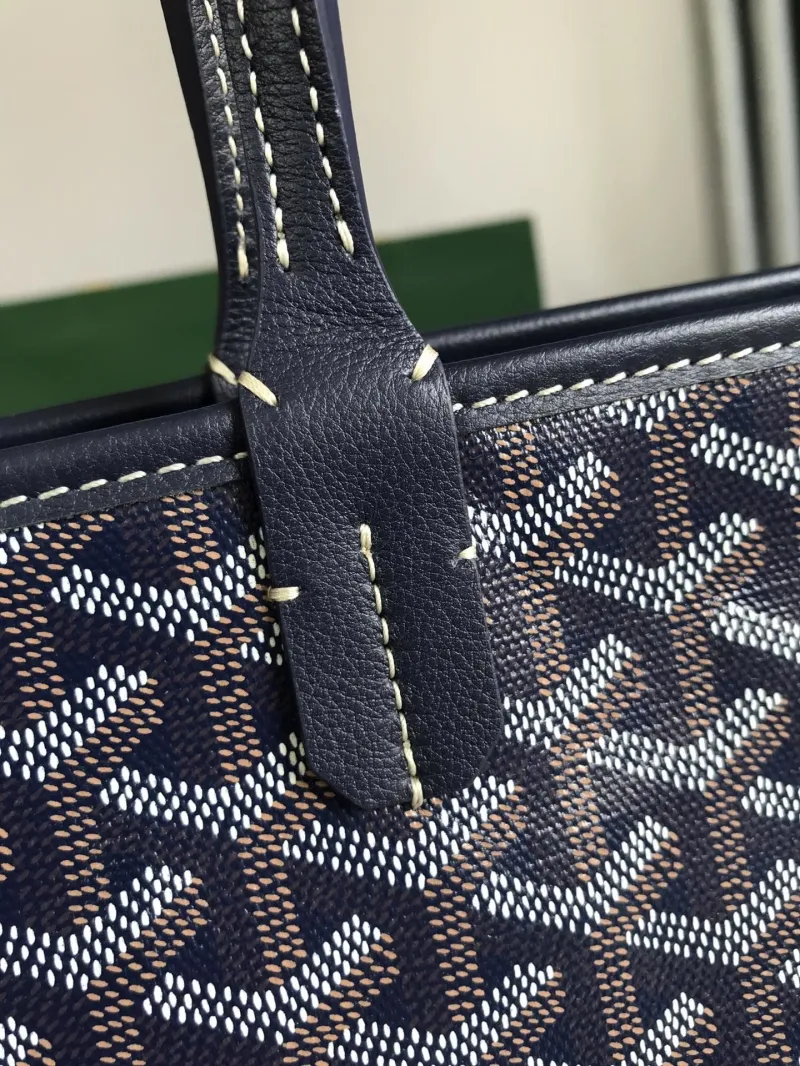 Goyard Navy Tote Bag 330 - Image 6