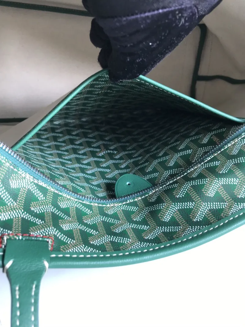 Goyard Green Shopping Tote Bag 331 - Image 9