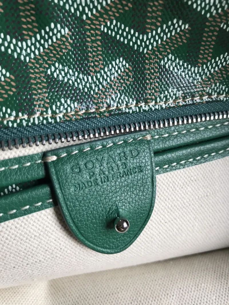 Goyard Green Tote Shopping Bag - Image 8