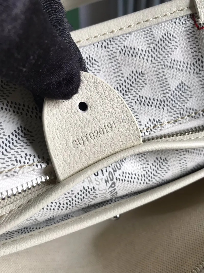 Goyard White Tote Bag 337 - Image 9