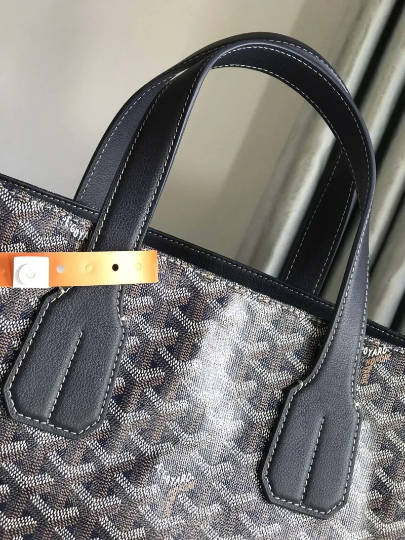 Goyard Dark Gray Tote Bag 341 - Image 5