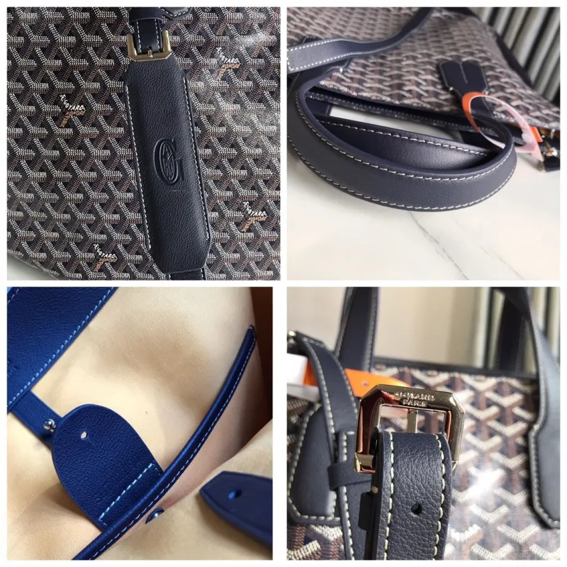 Goyard Dark Gray Tote Bag 341 - Image 9