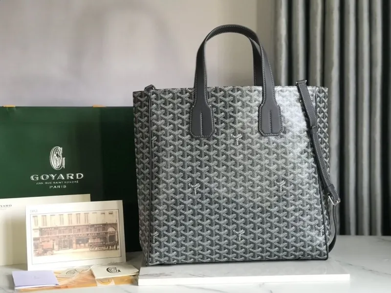 Goyard Gray Tote Bag 342 - Image 3