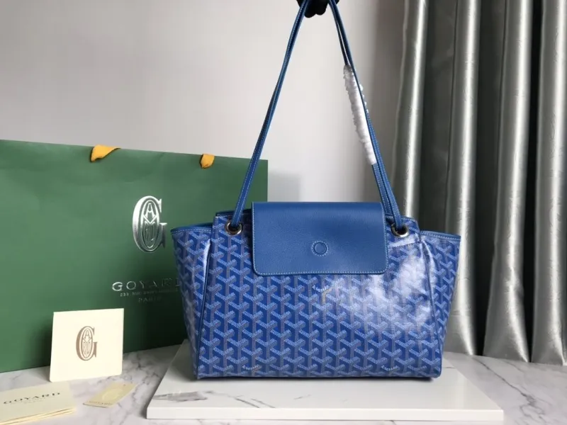 Goyard Blue Shoulder Tote Bag 351