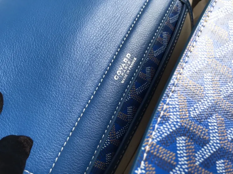 Goyard Blue Shoulder Tote Bag 351 - Image 7