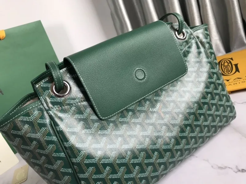 Goyard Green Shopping Tote Bag - Image 5