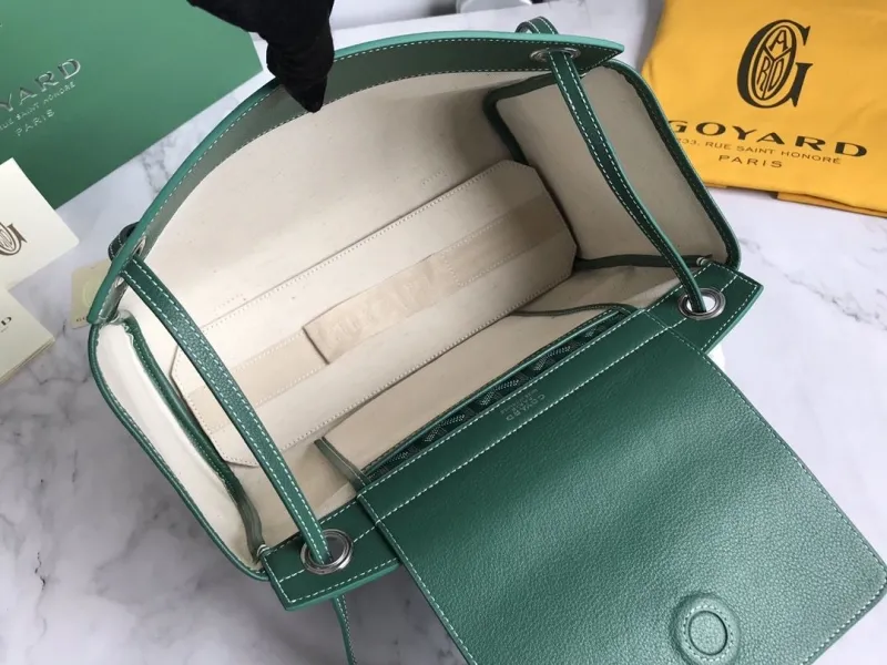 Goyard Green Shopping Tote Bag - Image 8