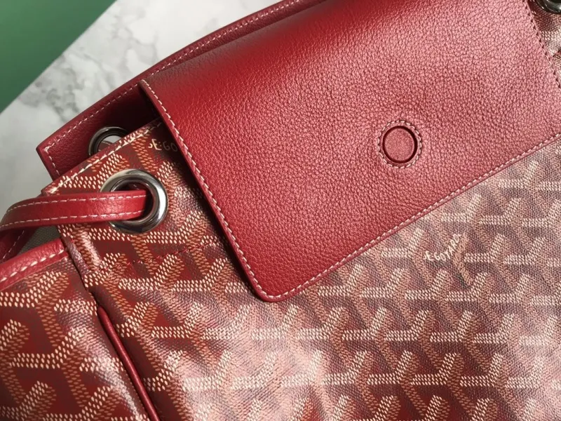 Goyard Red Shopping Tote Bag 354 - Image 5