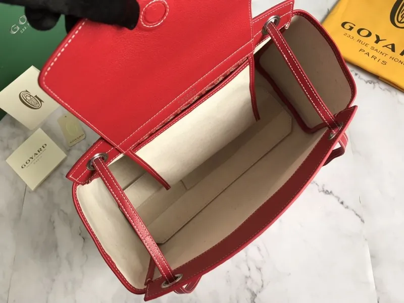 Goyard Red Shopping Tote Bag 354 - Image 6