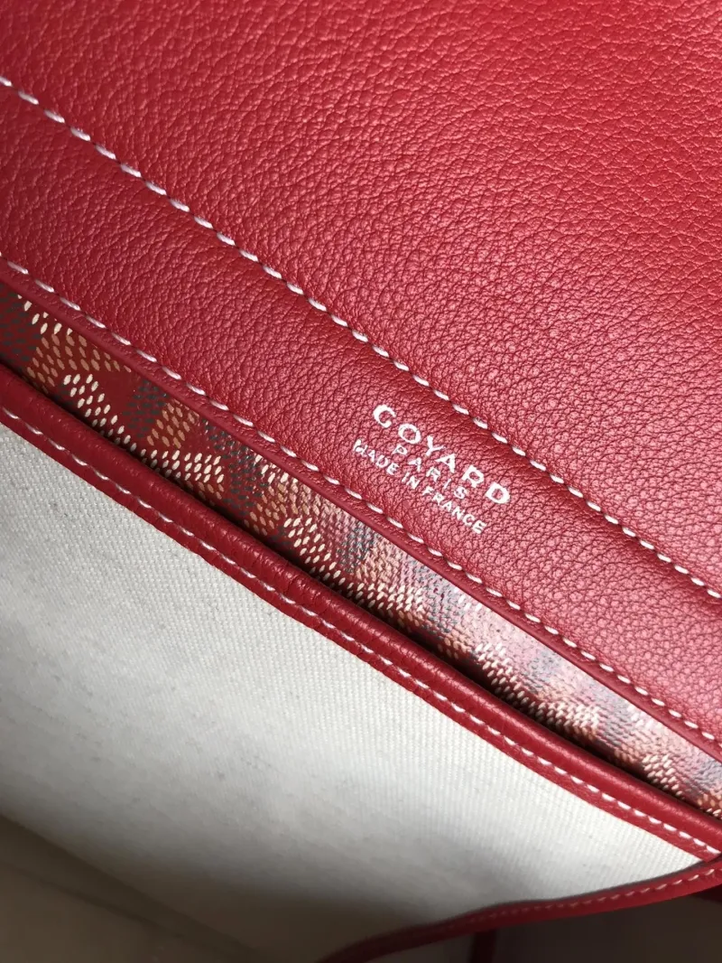 Goyard Red Shopping Tote Bag 354 - Image 7