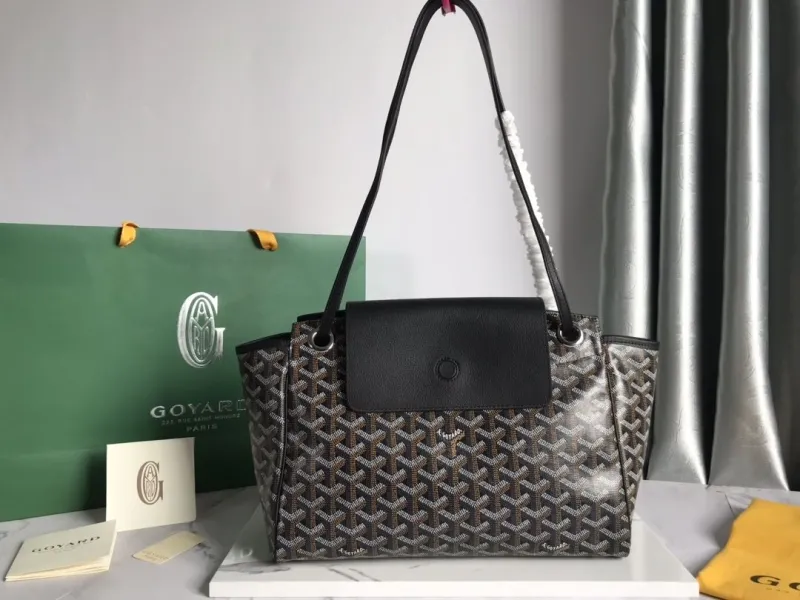 Goyard Black Tote Bag 356