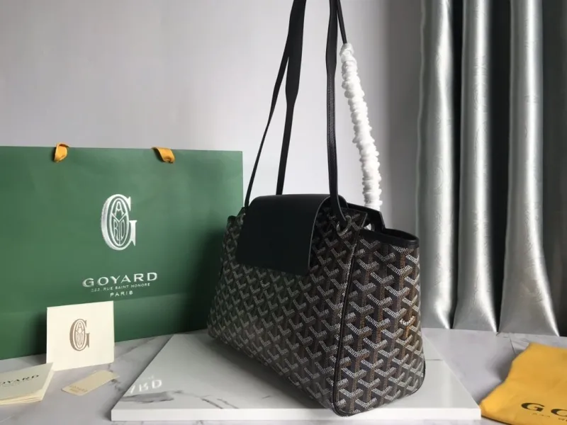 Alternative view of Goyard Black Tote Bag 356