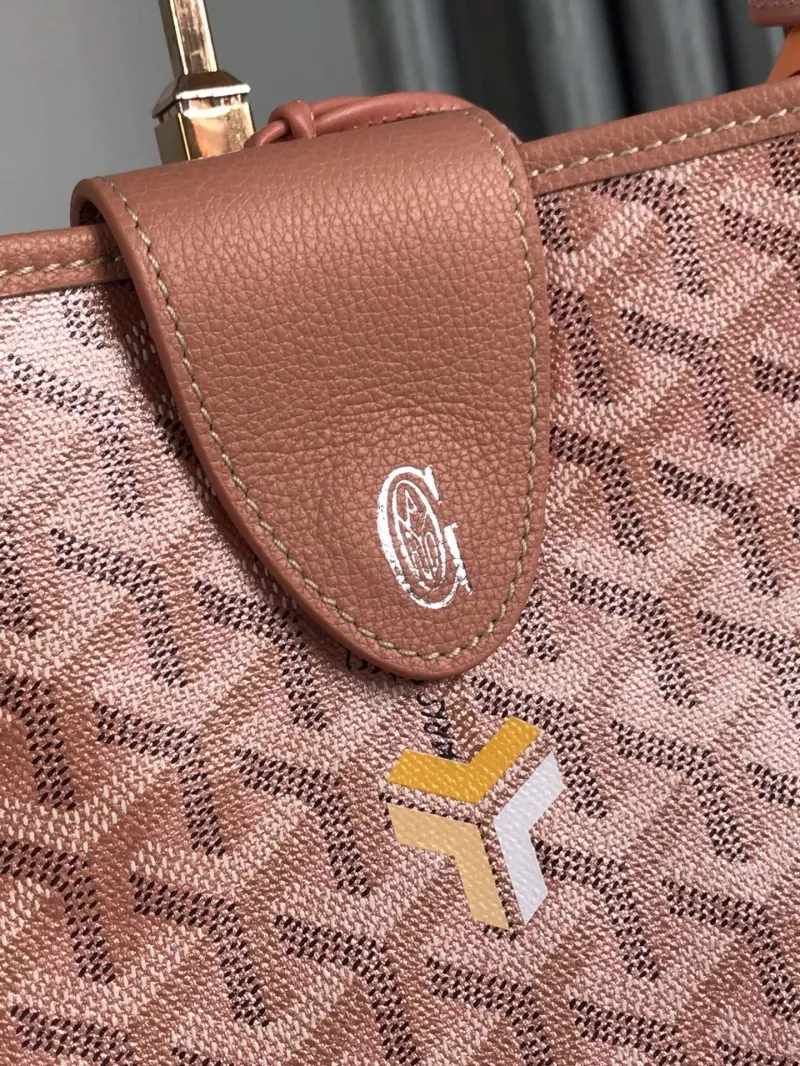 Goyard Pink Shopping Tote Bag 357 - Image 3