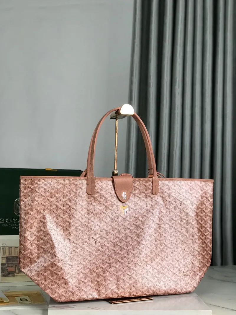Goyard Pink Shopping Tote Bag 357 - Image 9