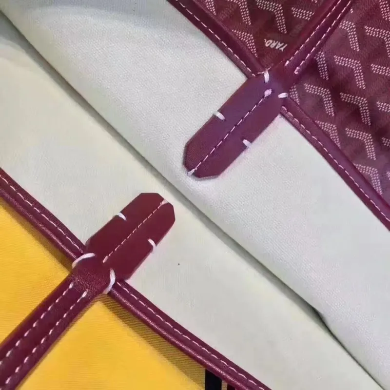 Goyard Purple Tote Bag with Pouch - Image 8