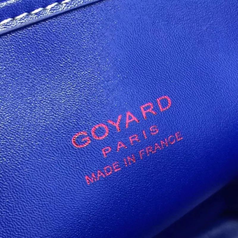 Goyard Blue Tote Bag with Pouch - Image 8