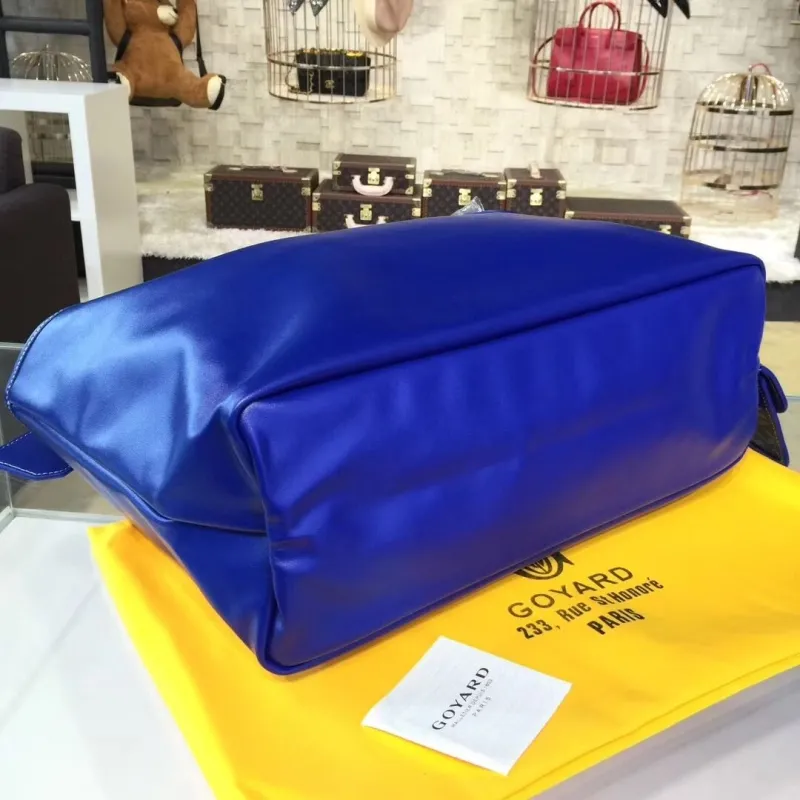 Goyard Blue Tote Bag With Pouch - Image 4