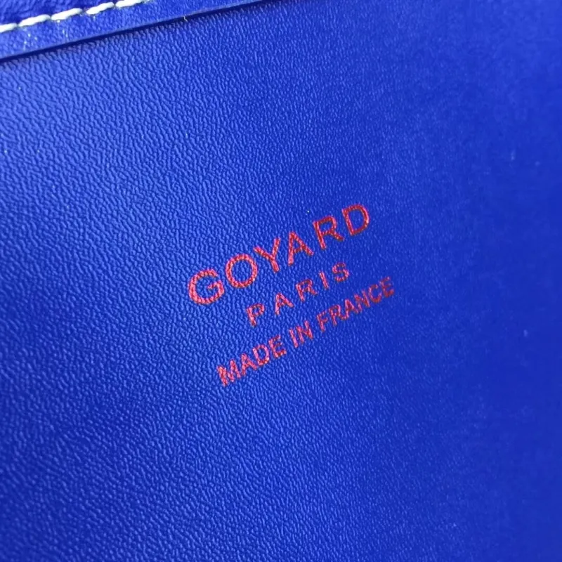 Goyard Blue Tote Bag With Pouch - Image 8