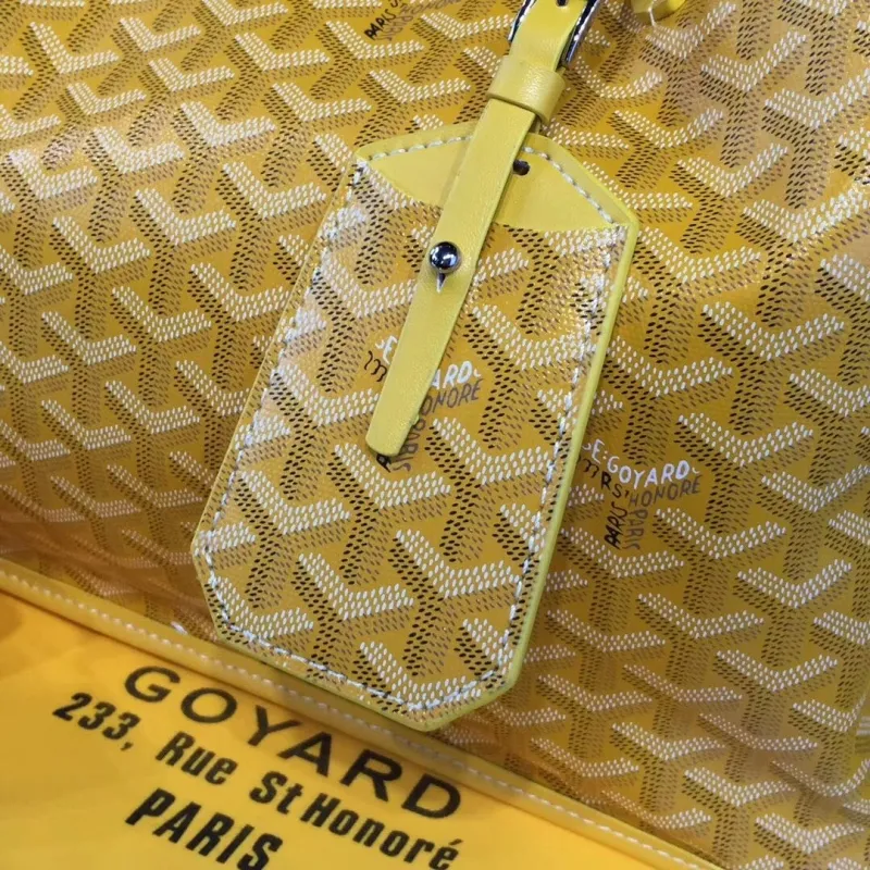 Goyard Yellow Tote Bag with Pouch - Image 7