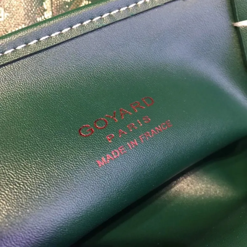 Goyard Green Tote Bag with Pouch - Image 8