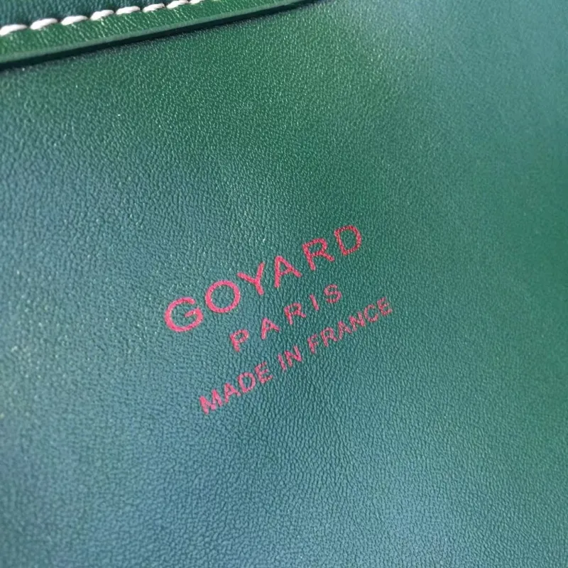 Goyard Green Tote Bag with Pouch - Image 8