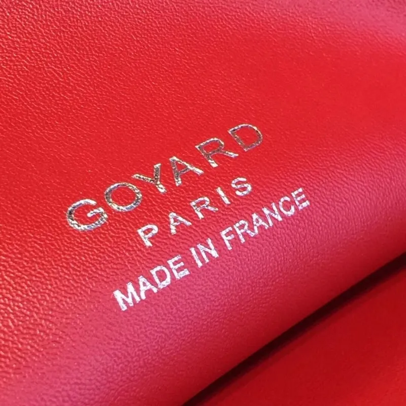 Goyard Red Tote Bag with Small Pouch - Image 8
