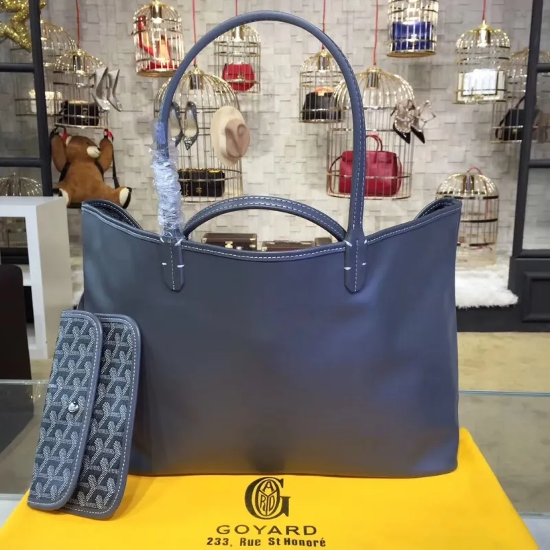 Goyard Gray Tote Bag 383 - Image 3