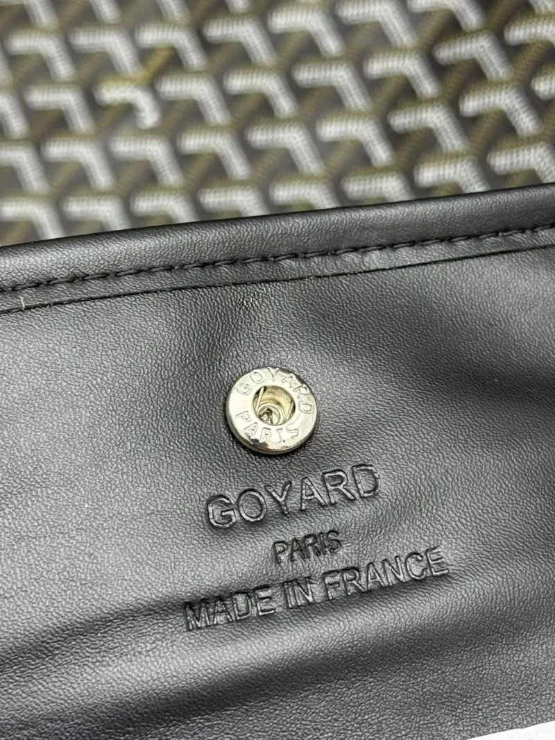 Goyard Black Tote Bag with Small Pouch - Image 7