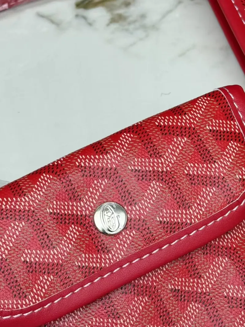 Goyard Red Tote Bag with Mini Pouch - Image 8