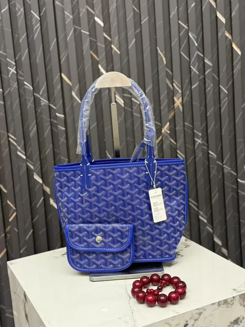Goyard Blue Shopping Tote Bag 407