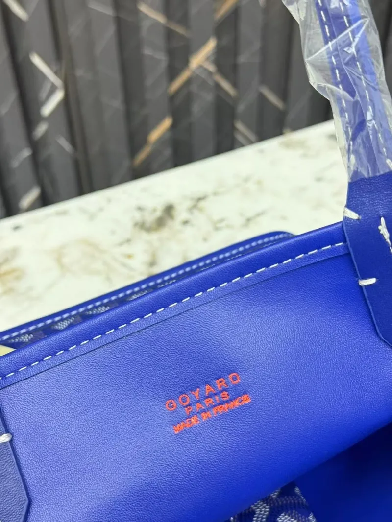 Goyard Blue Shopping Tote Bag 407 - Image 6