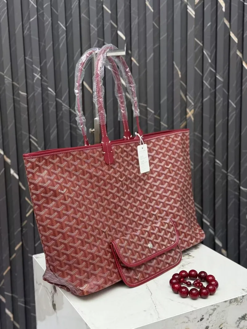 Goyard Red Tote Shopping Bag 408 - Image 3