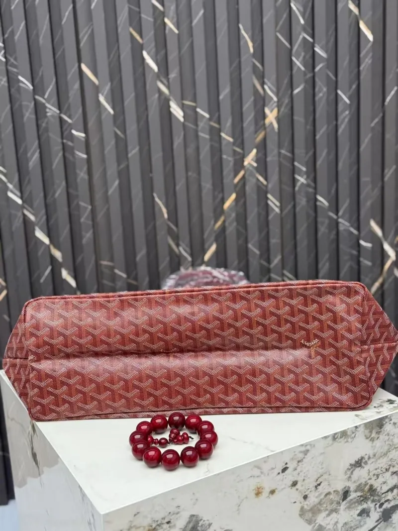 Goyard Red Tote Shopping Bag 408 - Image 4
