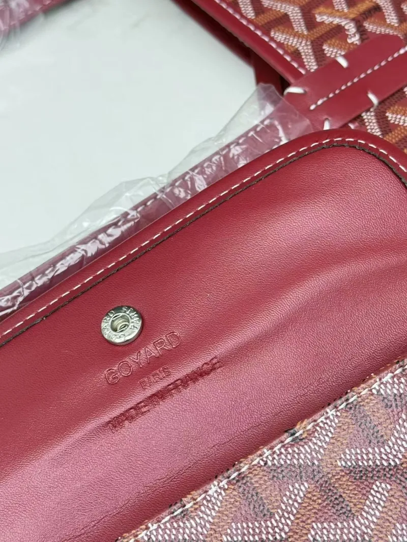 Goyard Red Tote Shopping Bag 408 - Image 8