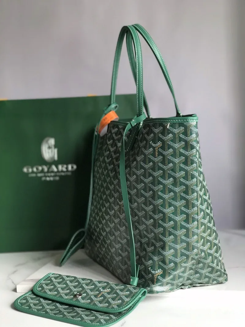 Alternative view of Goyard Green Shopping Tote Bag 441