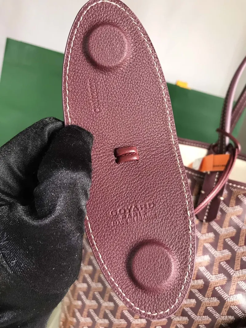 Goyard Burgundy Shopping Tote Bag 445 - Image 4
