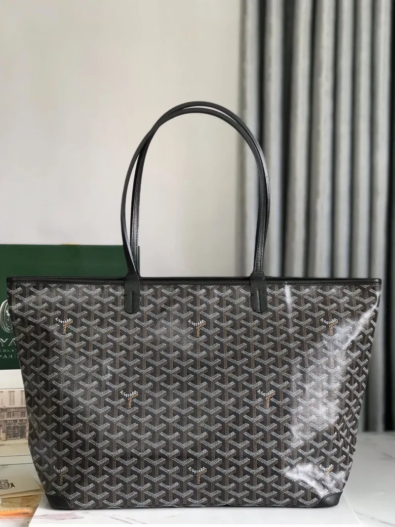 Goyard Black Tote Shopping Bag