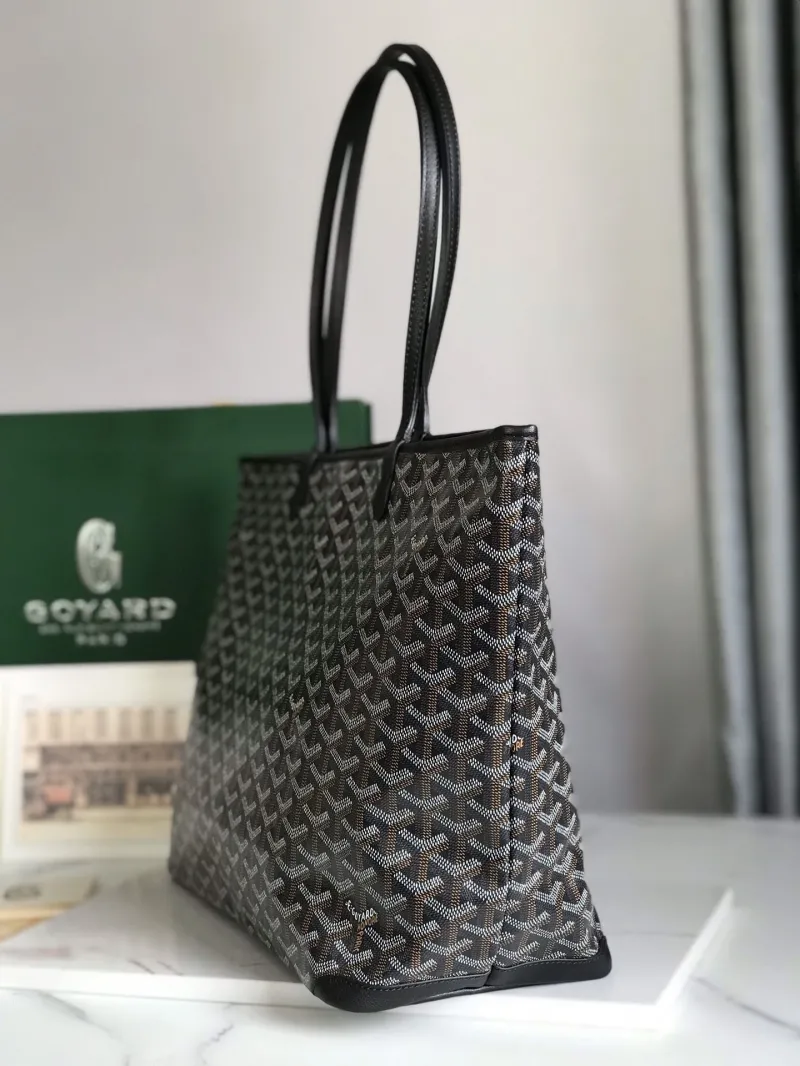 Alternative view of Goyard Black Tote Shopping Bag