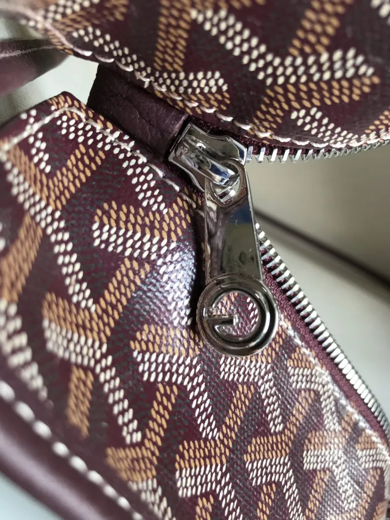 Goyard Dark Brown Tote Shopping Bag - Image 6