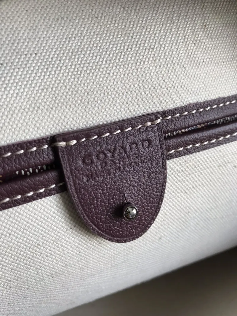 Goyard Dark Brown Tote Shopping Bag - Image 8