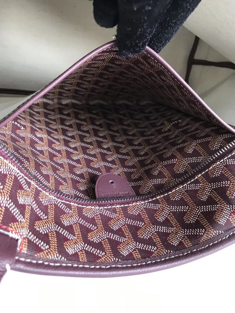 Goyard Dark Brown Tote Shopping Bag - Image 9