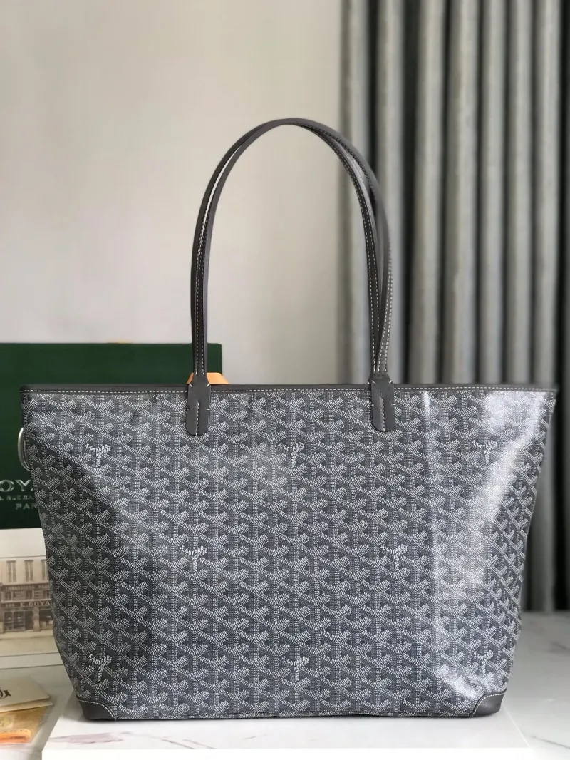 Goyard Gray Tote Bag 452 - Image 4