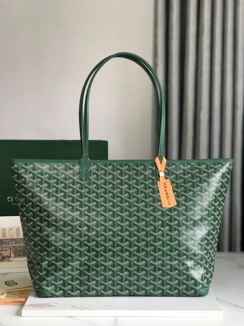 Goyard Green Shopping Tote Bag 454
