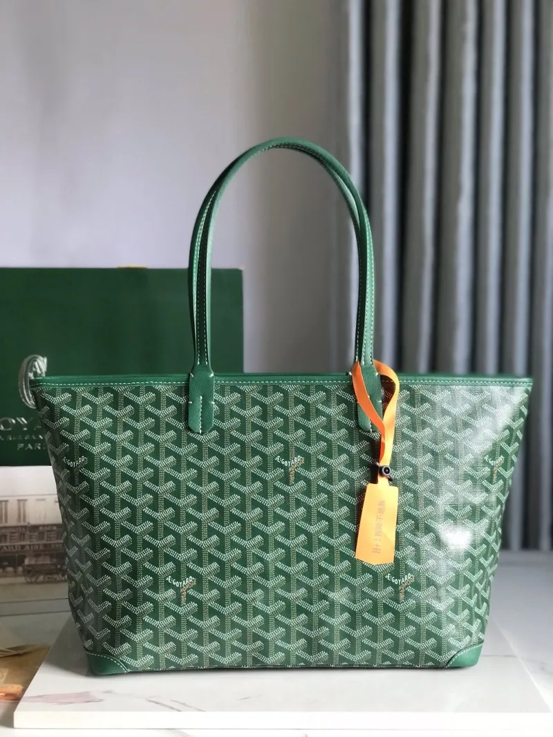 Goyard Green Shopping Tote Bag 456