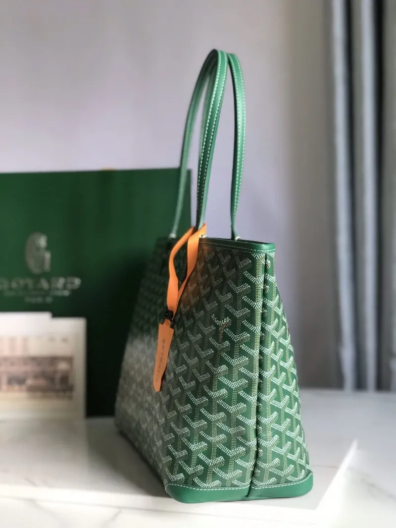 Alternative view of Goyard Green Shopping Tote Bag 456