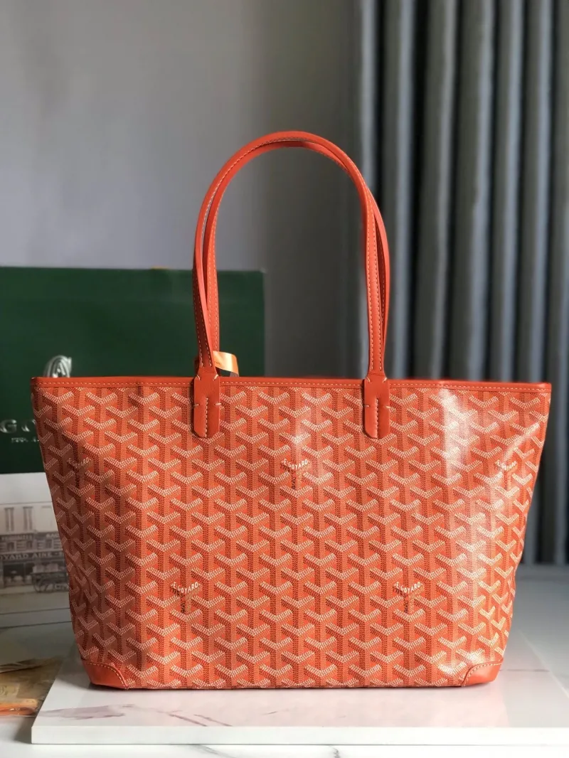 Goyard Orange Tote Bag 457 - Image 4